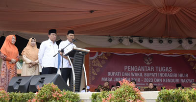 Usai Dilantik, Pemkab Inhil Gelar Pesta Rakyat di Lapangan Gajahmada